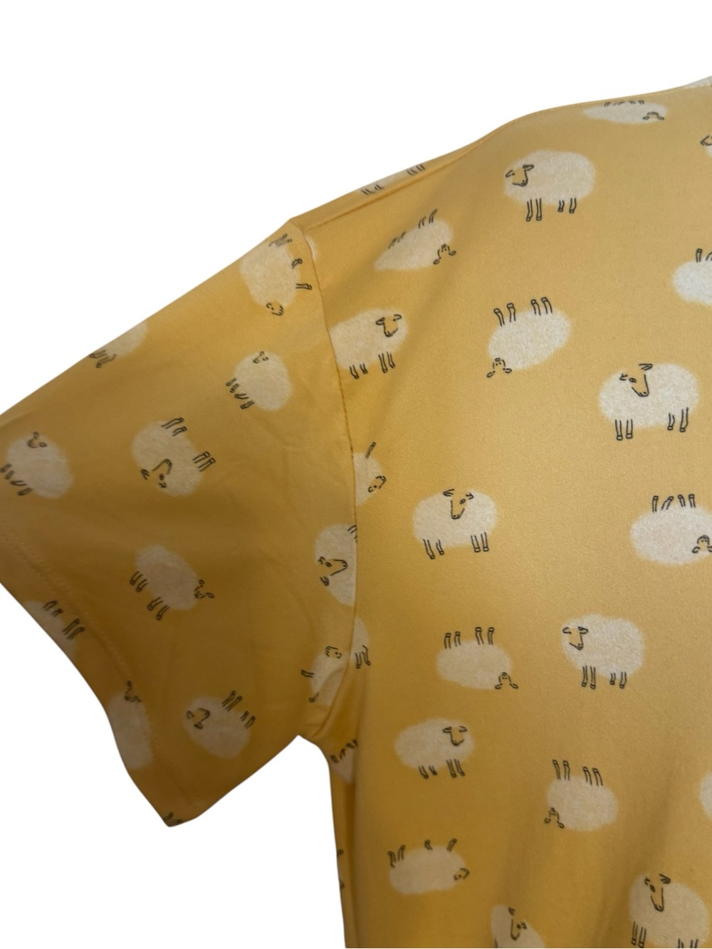 NWT Nightshirt Pajama Dress/Gown w/fun Sheep Print & POCKETS SMALL/MEDIUM #11 - Picture 3 of 8